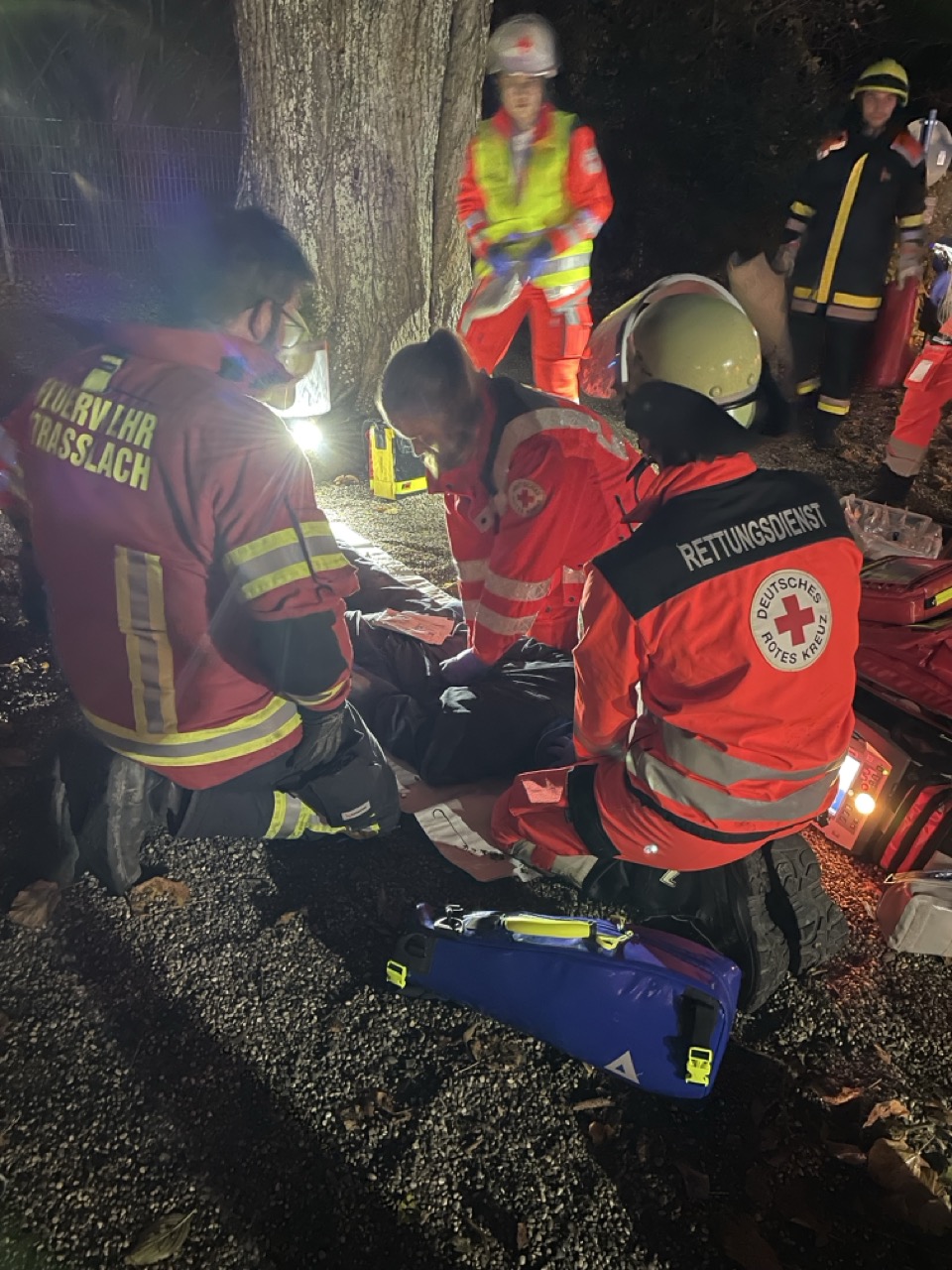 Versorgung eines reanimationspflichtigen Patienten